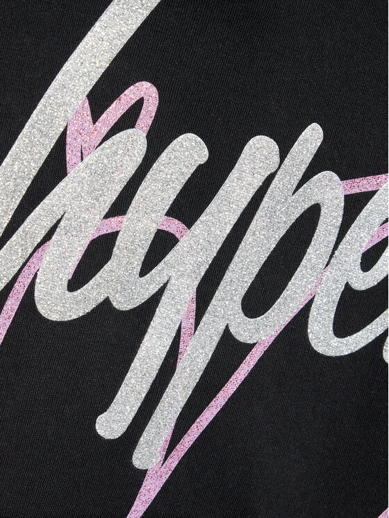 HYPE HYPE Bluză VLR-565 Negru Regular Fit