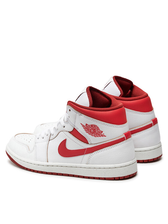 Nike Nike Sneakersy Air Jordan 1 Mid Se FJ3458 160 Biela