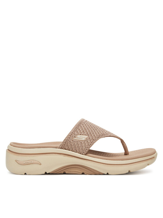 Skechers Žabky Go Walk Arch Fit 2.0 Sandal-Carrie 140861/TPE Béžová