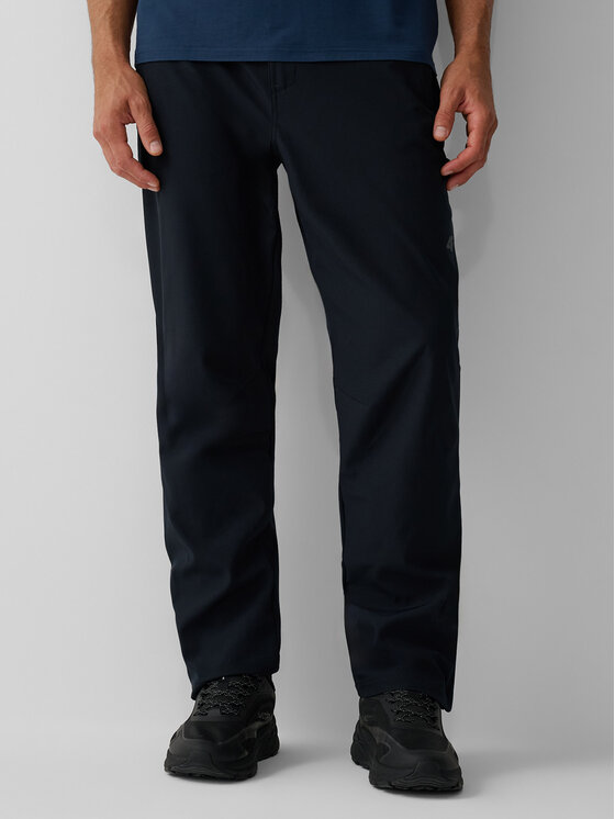 4F 4F Spodnie outdoor URBAN COMMUTER Czarny Regular Fit