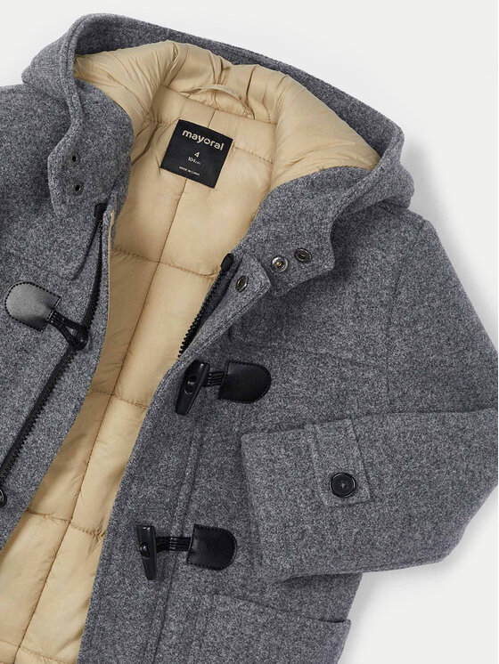 Mayoral Mayoral Преходно палто 4472 Сив Regular Fit