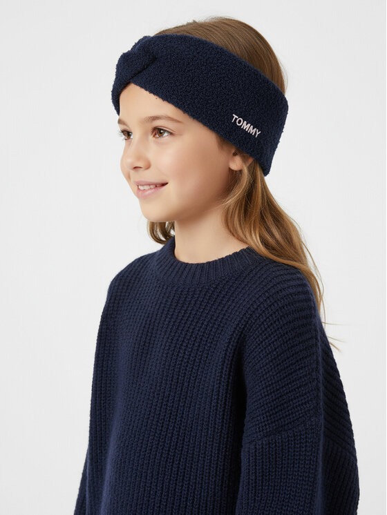 Tommy Hilfiger Tommy Hilfiger Opaska materiałowa AW0AW14041 Granatowy