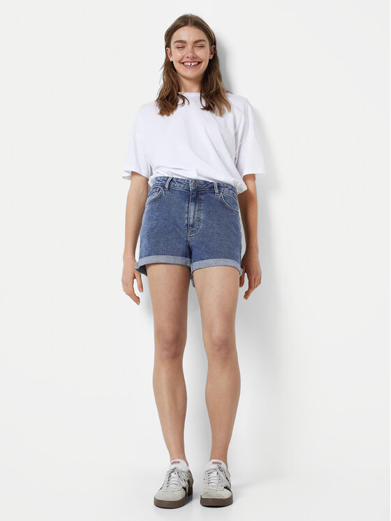 Noisy May Noisy May Jeans kratke hlače Moni 27029489 Modra Slim Fit