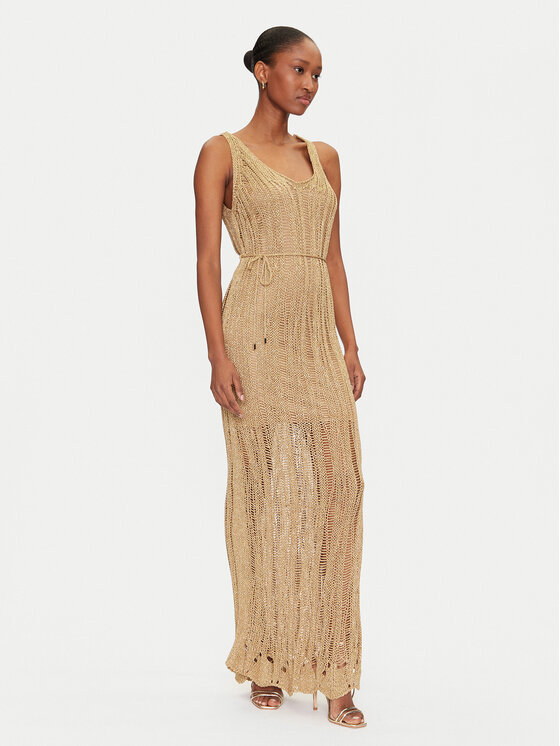 Marciano Guess Marciano Guess Večerní šaty 5GGK54 5871Z Zlatá