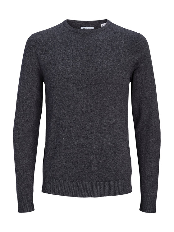 Jack & Jones Jack & Jones Sweter Eemil 12208364 Szary Regular Fit