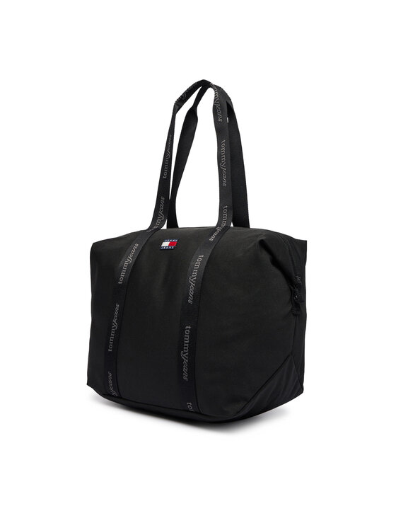 Tommy Jeans Tommy Jeans Handtasche Tjw Ess Daily Tote AW0AW19039 Schwarz