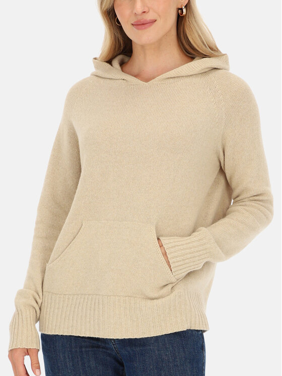 L’AF L’AF Sweter Pola Beżowy Regular Fit