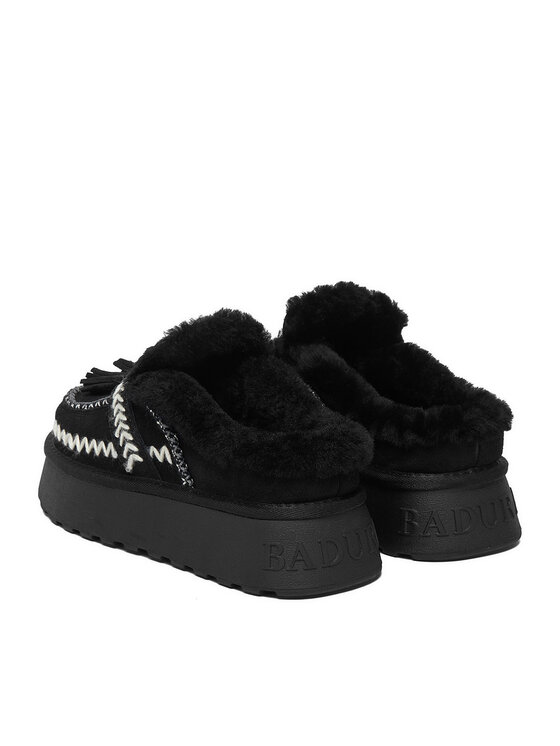 Badura Badura Śniegowce EO-CRYSTAL-TS6291 Czarny
