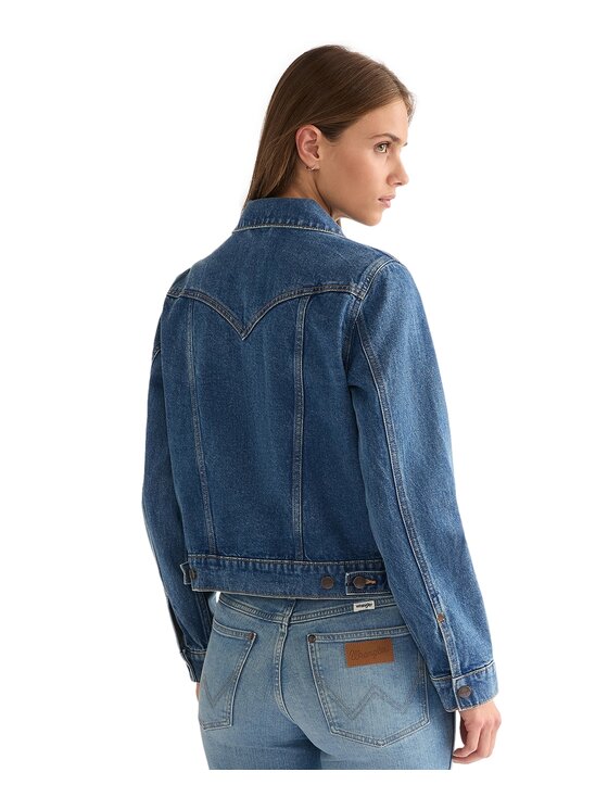 Wrangler Wrangler Kurtka jeansowa 112378318 Niebieski Regular Fit
