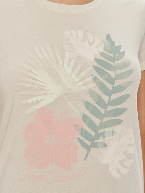 Gap Gap T-shirt 842000-46 Bež Regular Fit