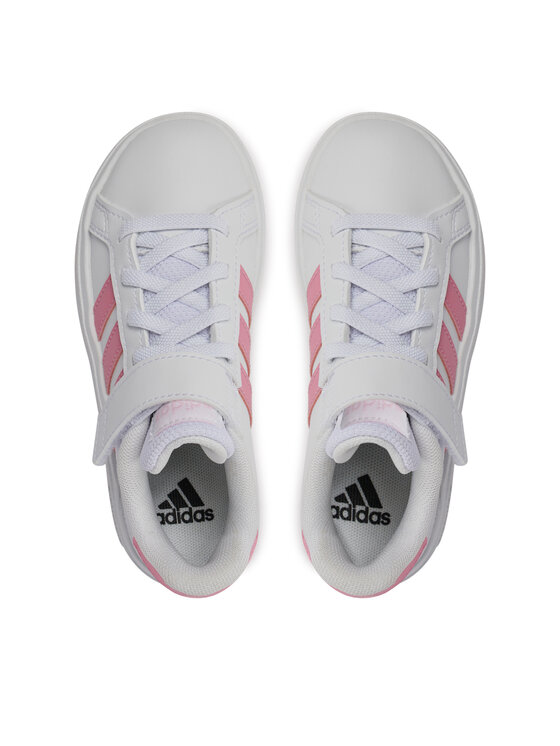 Adidas grand court k pink cheap