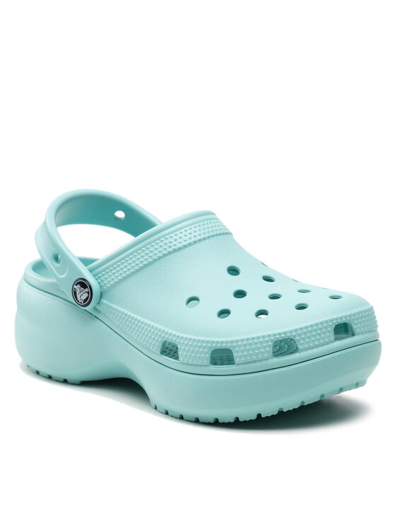 Crocs Crocs Pantoletten Classic Platform Clog 206750 Grün