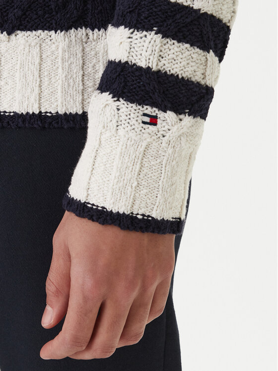 Tommy Hilfiger Tommy Hilfiger Sweater MW0MW42782 Ekru