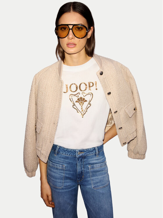 JOOP! JOOP! T-Shirt 58 253JE58Tomma 30047768 Biały Regular Fit