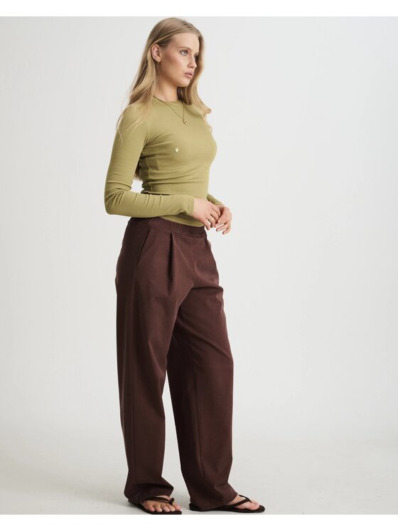 Le Songe Le Songe Longsleeve PISTACHIO Zielony Basic Fit