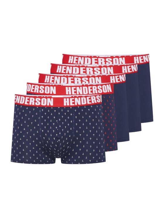 Henderson Henderson Komplet 5 par bokserek 43181 Kolorowy