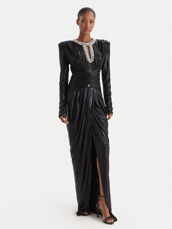 Babylon Babylon Večernja haljina S00835 Crna Regular Fit