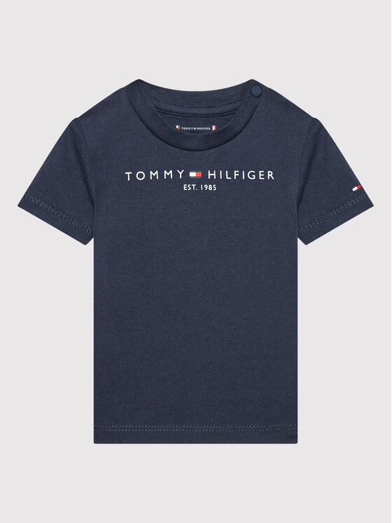Tommy Hilfiger Tommy Hilfiger Tričko Baby Essential KN0KN01487 Tmavomodrá Regular Fit