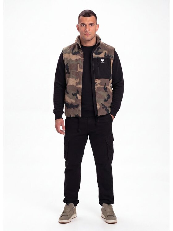 PITBULL PITBULL Bluza JOYNER Zielony Regular Fit