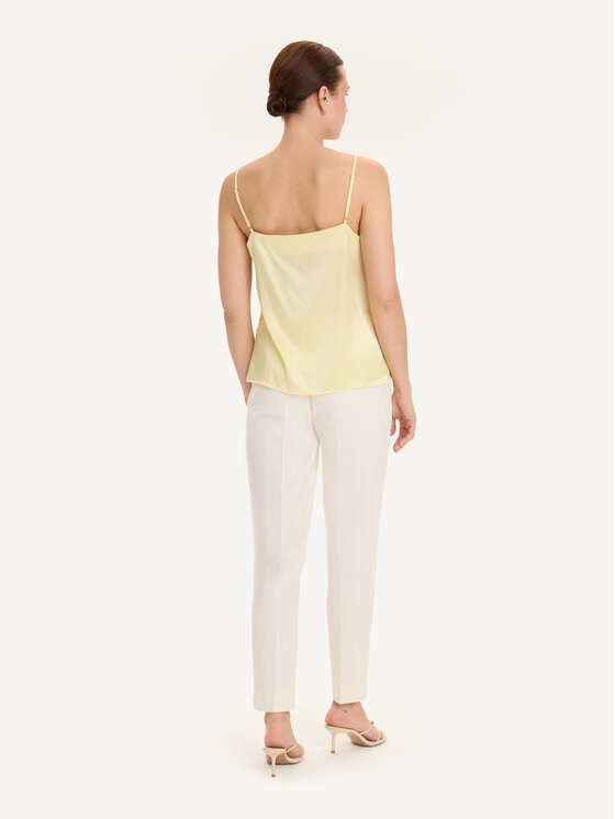 KMX Studio KMX Studio Bluzka 503370023 Żółty Straight Fit