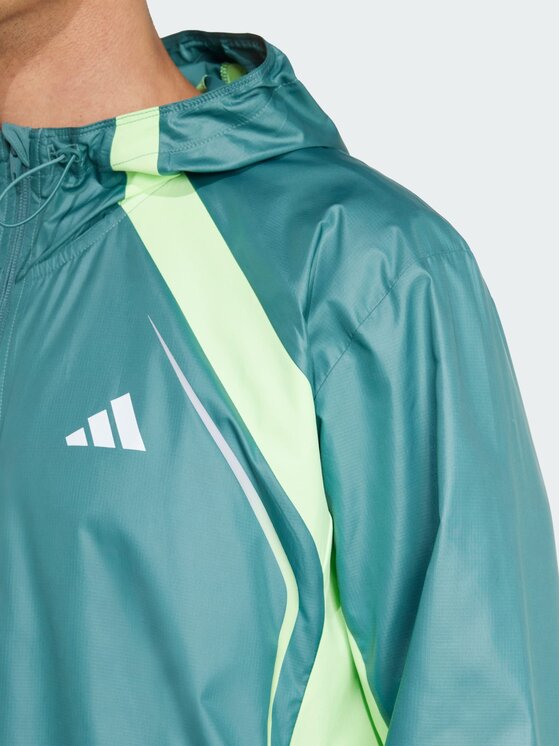 adidas adidas Kurtka przejściowa 152149 Zielony Slim Fit
