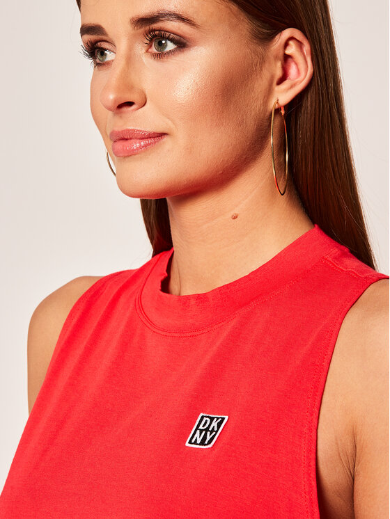 DKNY Sport Top DP0T7194 Roșu Regular Fit Modivo.ro