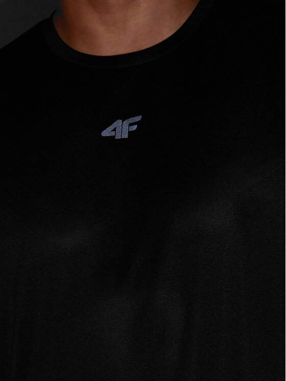 4F 4F Technikai póló 4FWSS24TFTSM697 Fekete Regular Fit