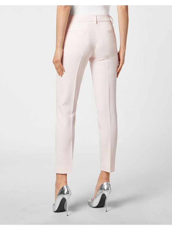 PHILIPP PLEIN PHILIPP PLEIN Spodnie materiałowe 5183 Różowy Flare Fit