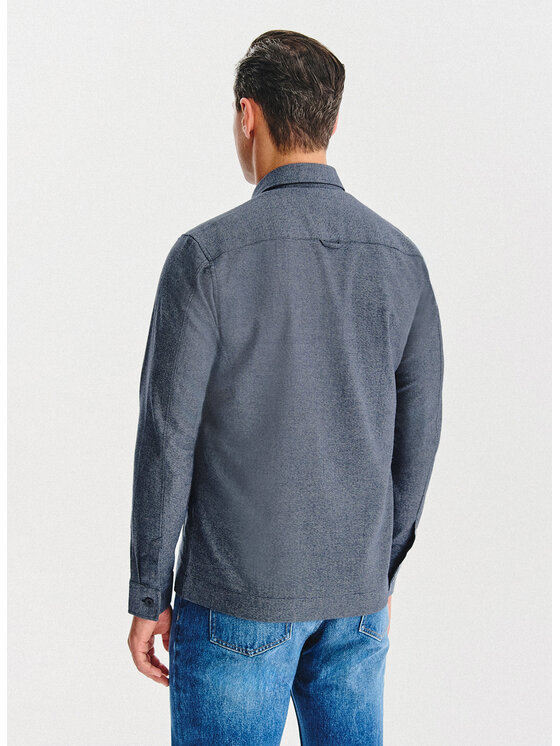 Pako Lorente Pako Lorente Koszula P25WF-1X-006 Granatowy Classic Fit