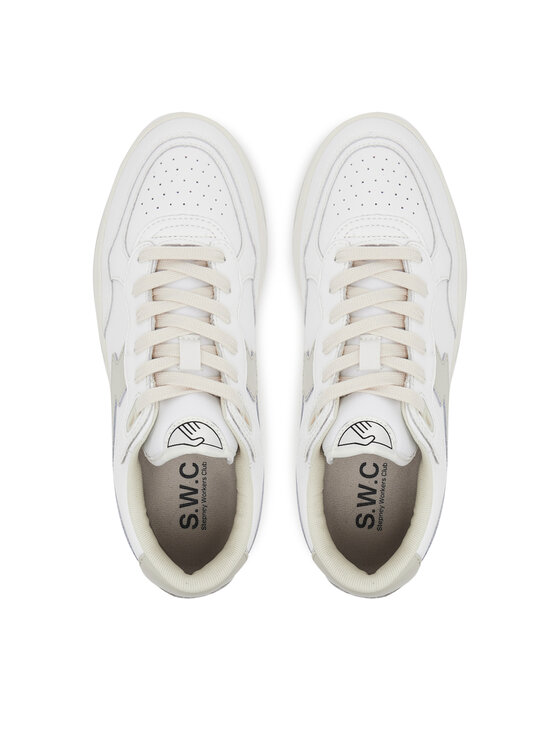 S.W.C Stepney Workers Club S.W.C Stepney Workers Club Sneakersy Pro Cup 01 S-Strike YQ02500 Bílá