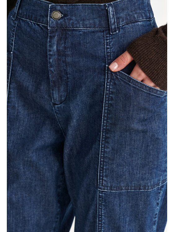 TATUUM TATUUM Jeansy CAMILE Granatowy Casual Fit