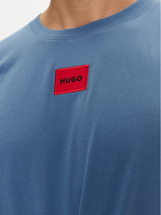 HUGO Hugo Tricou Diragolino212 50447978 Albastru Regular Fit