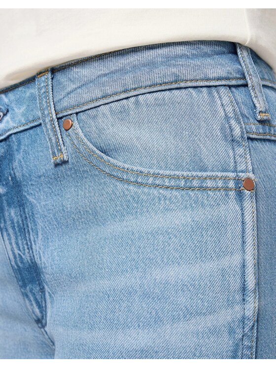 Wrangler Wrangler Jeansy World Wide 661 Niebieski Basic Fit