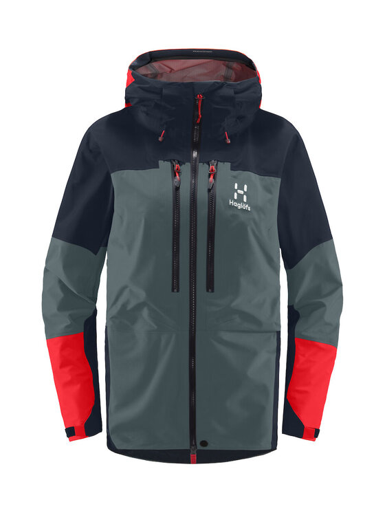 Haglöfs Haglöfs Kurtka przeciwdeszczowa Spitz GTX Pro Jacket Women Niebieski Regular Fit