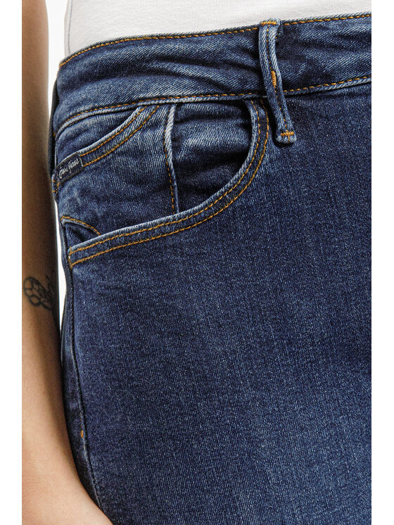 Cross Jeans Cross Jeans Jeansy N 492-005 Niebieski Straight Leg