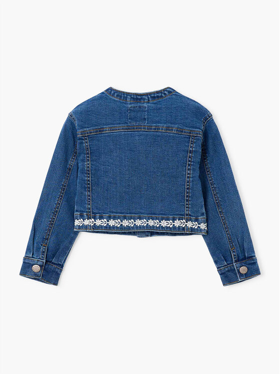 Mayoral Mayoral Giacca di jeans 3453 Blu scuro Cropped Fit