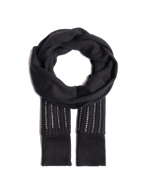 Scialle Sciarpa Maglia Tasch 2F0018 M0300 Nero