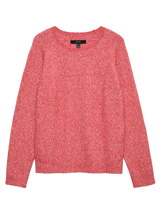 Vero Moda Vero Moda Sweter Doffy 10201022 Różowy Regular Fit