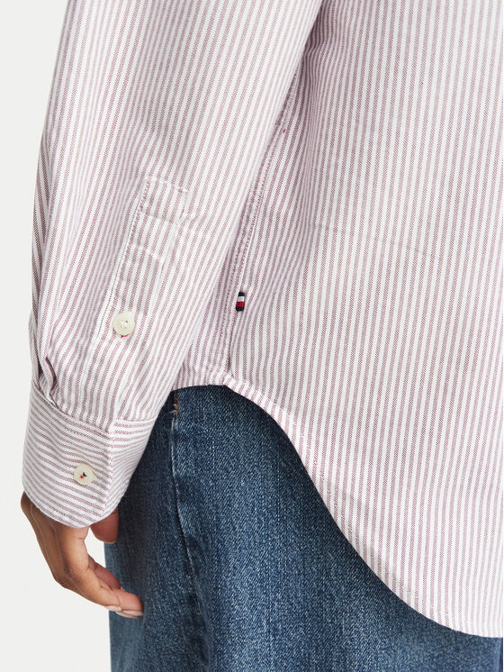 Tommy Hilfiger Tommy Hilfiger Camicia WW0WW46111 Rosa scuro Relaxed Fit