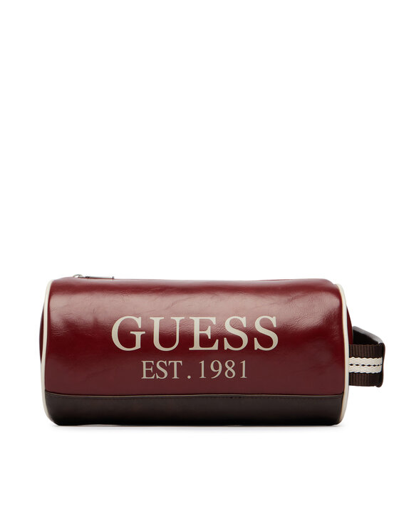 Guess Geantă pentru cosmetice Oslo PMOSVI P6310 Vișiniu