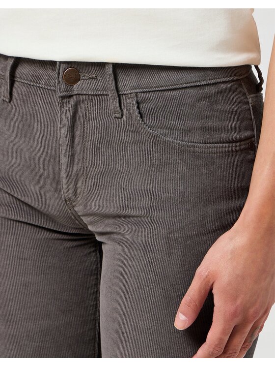 Wrangler Wrangler Jeansy Bootcut Szary Bootcut Fit