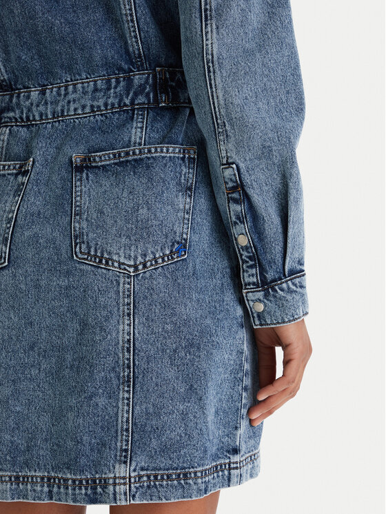 Karl Lagerfeld Jeans Karl Lagerfeld Jeans Džínsové šaty B1W13036 Modrá Regular Fit