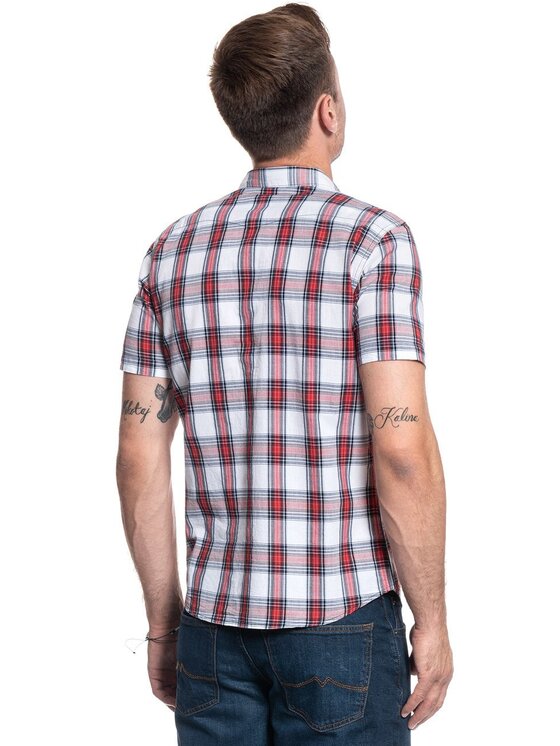 Lee Lee Camicia WESTERN SS SHIRT Rosso Regular Fit