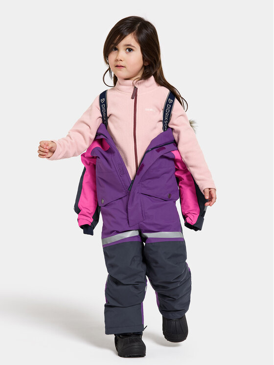 Didriksons Didriksons Зимен детски гащеризон Bjärven 505466 Виолетов Regular Fit