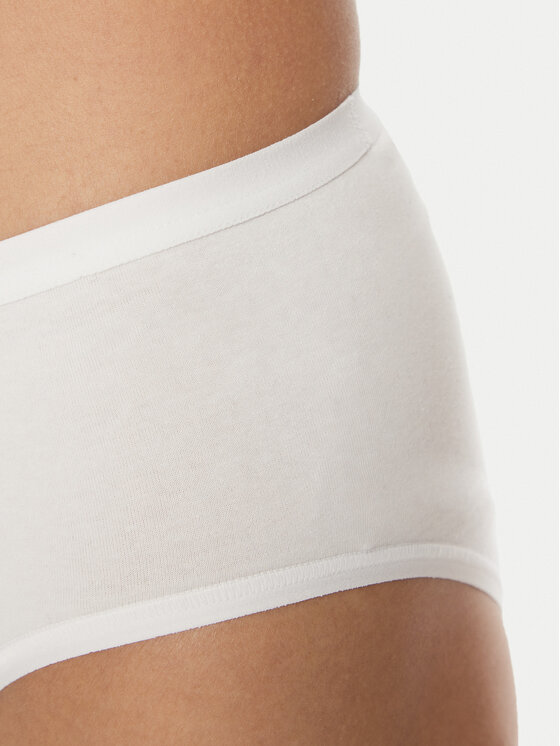 Triumph Triumph Souprava klasických kalhotek s vysokým pasem Sense Of Cotton 10225046 Bílá