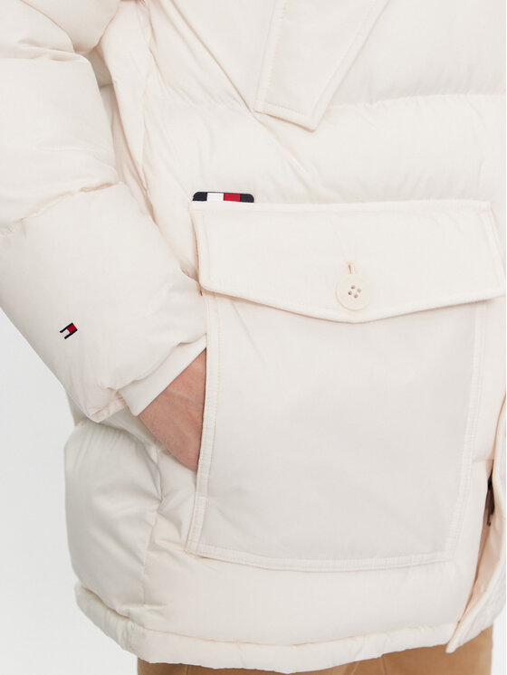 Tommy Hilfiger Tommy Hilfiger Зимно яке Essential Rockie MW0MW33961 Бял Regular Fit