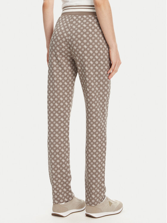 Guess Guess Teplákové nohavice V5YB20 KB212 Hnedá Regular Fit