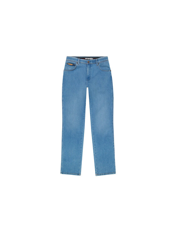 Wrangler Wrangler Jeansy RIVER Niebieski Slim Fit
