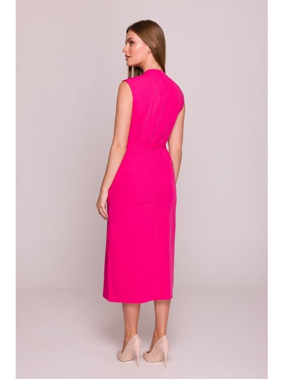 Stylove Stylove Sukienka codzienna S410 Różowy A-Line Fit