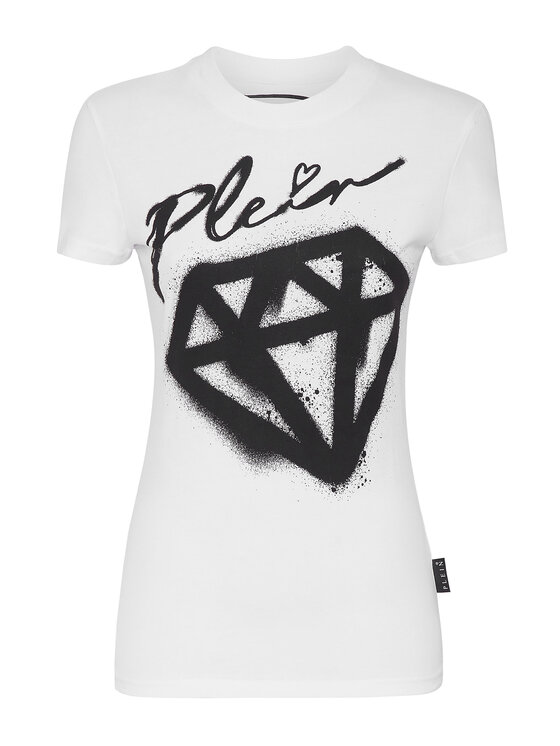 PHILIPP PLEIN PHILIPP PLEIN T-Shirt 2315 Bílá Regular Fit